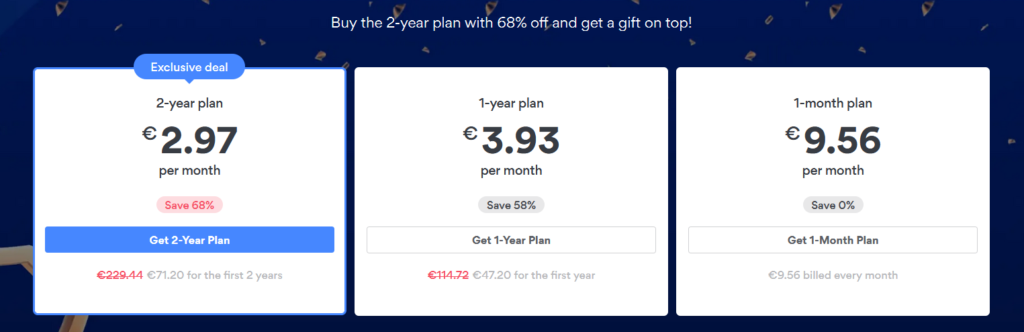 NordVPN pricing